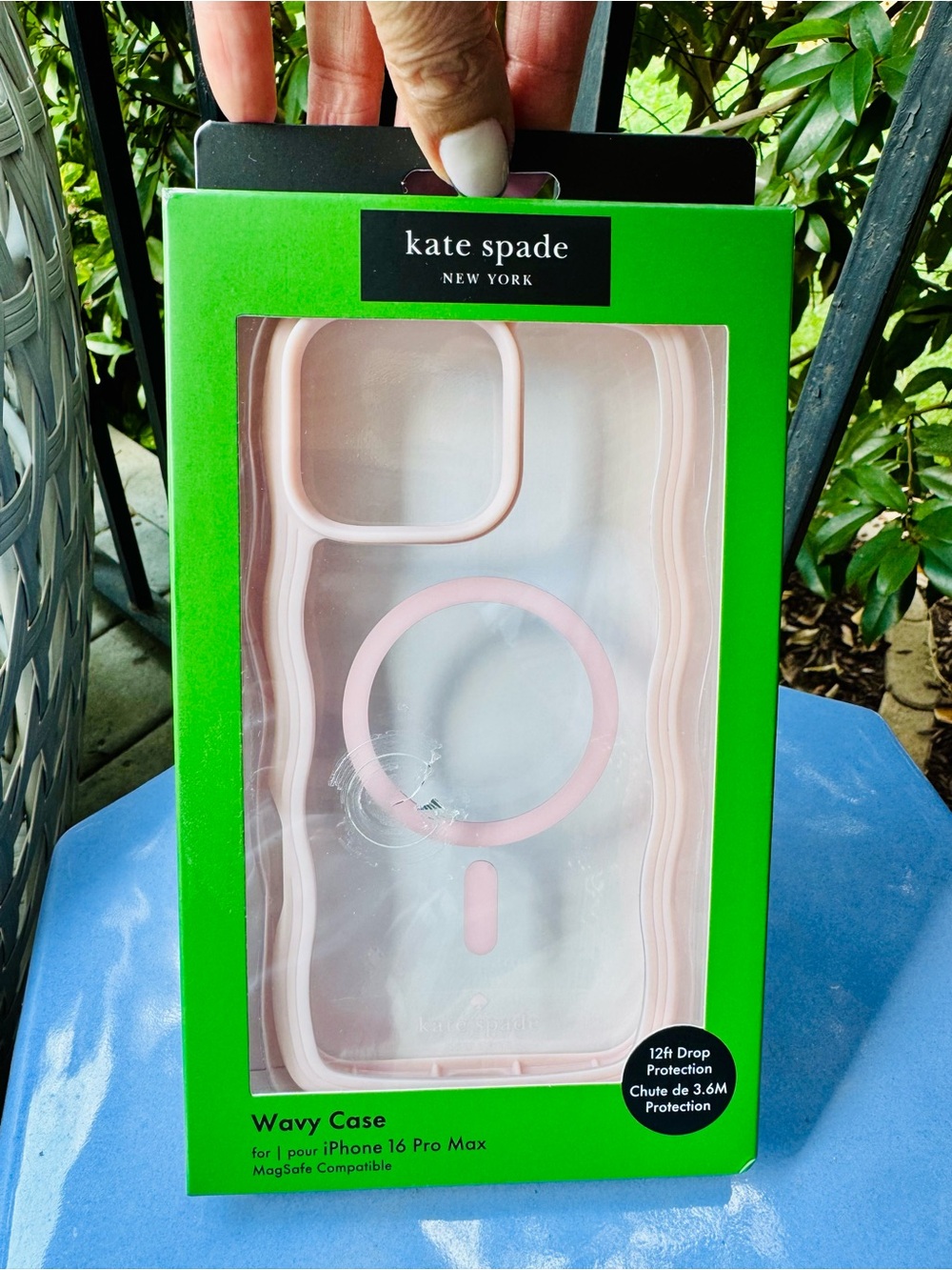 NIB♠️Kate Spade♠️iPhone 16 Pro Max Wavy MagSafe Case, 12 ft drop safe 3 colors